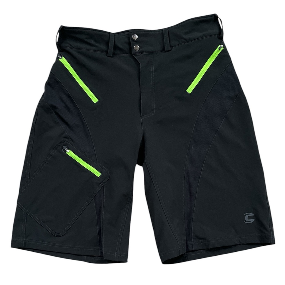 Cannondale Peak Men's Black Adjustable Cycling Mountain‎ Bike Shorts Size XL